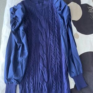 Sexy style blue new dress